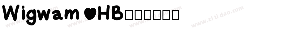 Wigwam HB字体转换